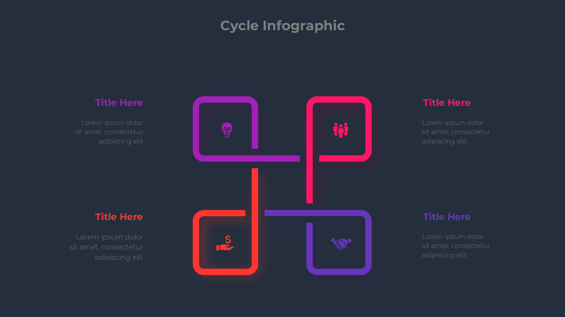 Infographics[dark] slide 4